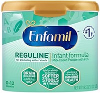 美赞臣 Mead Johnson 美赞臣 Enfamil 铂睿 Reguline 奶粉，适合排泄不顺利的婴儿，19.5盎司/约552.81克