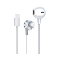 Msvii 摩斯维 半入耳式动圈降噪有线耳机 白色 Type-C