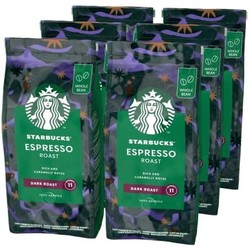 STARBUCKS 星巴克 Espresso Roast 深度烘培 咖啡豆 200g*6包