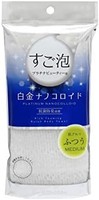 東和産業 东和产业 身体毛巾 寿司泡 白金Beauty 普通 尼龙毛巾 白色 约28×100厘米
