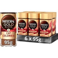 雀巢咖啡 金牌速溶黑咖啡 哥伦比亚 95g*6瓶