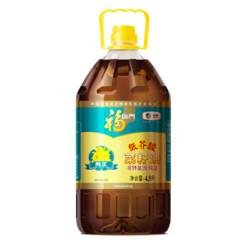 福临门 中粮 低芥酸 非转基因 纯正菜籽油4.5L