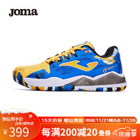 JOMA网球鞋男Padel专业运动鞋男鞋柔软舒适透气耐磨比赛训练鞋 蓝橙 40.5