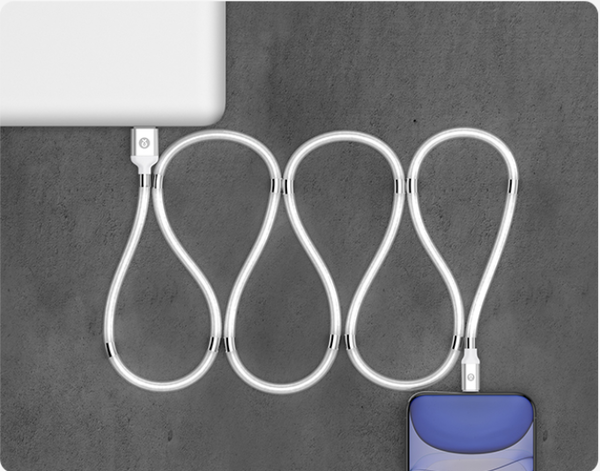 Biaze 毕亚兹 USB-A to Lightning苹果磁吸数据线 2.4A 1.2m