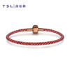 谢瑞麟（TSL）手绳可穿珠转运珠手绳串珠不锈钢绳磁扣61883 18cm
