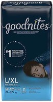 GoodNites 男童睡前尿床内裤,L-XL,11 克拉(包装可能有所不同)