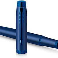PARKER HANNIFIN 派克汉尼汾 IM 单色钢笔，蓝色饰面和饰边，精细笔尖，蓝色墨水，盒