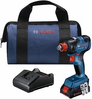 BOSCH 博世 GDX18V-1800B12 18V EC 无刷 1/4 英寸和 1/2 英寸二合一 Bit/socket 冲击驱动套件配备