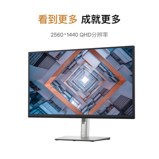 戴尔（DELL）27英寸 2K显示器 IPS 硬件级防蓝光 旋转升降支架 微边框 接口丰富 电脑显示器 P2723D