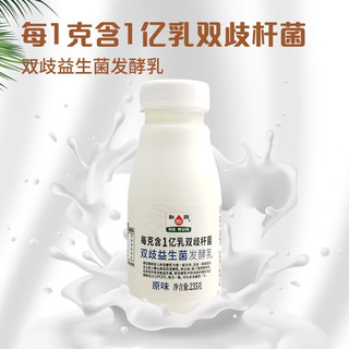 HE RUN 和润 双歧益生菌发酵乳原味 235g*6瓶*1盒 酸奶酸牛奶 风味发酵乳