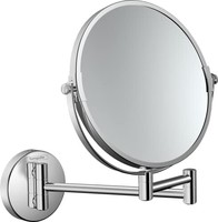 汉斯格雅 拉出式剃须镜 7 英寸 约17.78厘米镀铬镜面，73561000