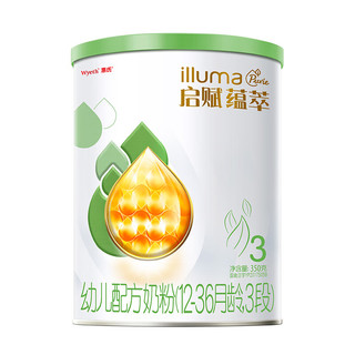 京东百亿补贴：illuma 启赋 有机蕴萃系列 幼儿奶粉 国行版 3段 350g