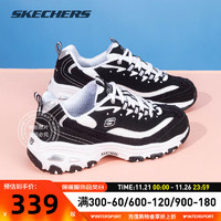 斯凯奇（Skechers）女鞋子 运动鞋舒适缓震老爹鞋休闲鞋复古厚底熊猫鞋 奥利奥芝芝雪脆/奶茶熊 10/40/270