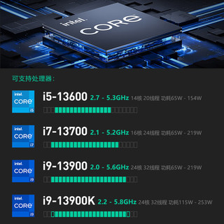 联想（ThinkStation）P3 Ultra图形工作站渲染建模深度学习 I9-13900K 64G 1T+2T 2.5机械 RTXA2000 12G 