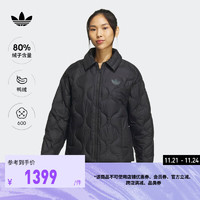 adidas 阿迪达斯 三叶草女装冬600蓬运动保暖鸭绒羽绒服IK2799 黑色 A/S