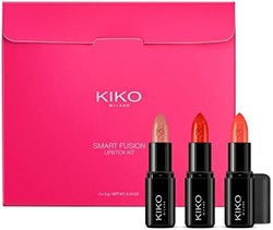 KIKO MILANO Smart Fusion 唇膏套装 01 | 唇套套装含 3 支亮面唇膏