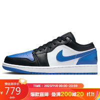 NIKE 耐克 篮球鞋男AJ1乔1AIR JORDAN 1运动鞋秋冬553558-140白蓝43