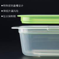 inomata 日本进口食物收纳盒保鲜盒冰箱专用便当水果野餐干货冷藏