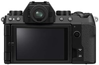 FUJIFILM 富士 X-S10 系统相机，包括 XF16-80mmF4 R OIS WR 镜头，黑色