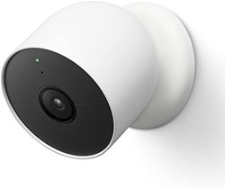 Google 谷歌 G3AL9 Nest Cam（室外/室内，电池）摄像头 - 居 WiFi 摄像头 - 无线、雪地