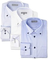 DRESSCODE101 形态稳定 正装衬衫 6种款式 长袖3件套 尺寸齐全 SHIRT-Z3SET 男士