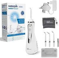 waterpik 洁碧 无线便携式高级洁牙器 口腔冲洗器 WP-560EU 适于旅途携行，白色