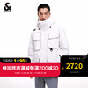 杰克琼斯 杰克·琼斯（JACK&JONES）略宽松时尚潮流抽身可调节连帽羽绒外套223412078 A06本白色 170/92A/S