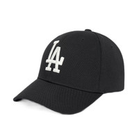 MLB 男女帽子棒球帽刺绣LOGO洛杉矶道奇队3ACP0802N-07BKS 黑 F