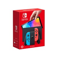 Nintendo 任天堂 Switch OLED 港版 游戏主机 白色/红蓝色