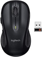 logitech 罗技 M510 无线鼠标，通过 Unifying USB 接收器实现 2.4 GHz 连接，1000 DPI 激光传感器