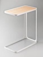 Yamazaki 山崎实业 Home C 紧凑型钢材 | 端部+侧桌 均码 白色