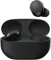 SONY 索尼 WF-1000XM5 - 真正无线降噪耳机 内置 Alexa 蓝牙 入耳式耳机  适用于 iOS 和 Android - 黑色