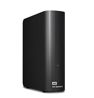 西部数据 Elements 新元素系列 WDBWLG0030HBK-NESN 3.5英寸  USB3.0 6TB 黑色