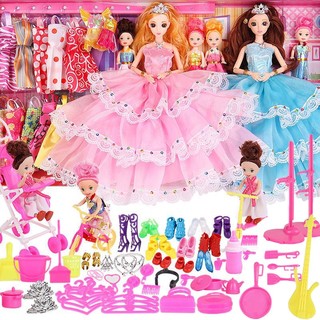 PLUS会员：煦贝乐 换装娃娃大礼盒3D美瞳公主洋娃娃过家家儿童玩具女孩生日礼物B