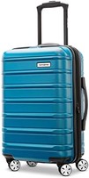 Samsonite 新秀丽 Omni 2 硬质可扩展行李箱 带万向轮 随身携带 20 英寸 约50.8厘米 加勒比海蓝