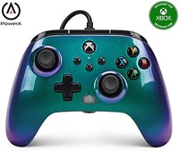 PowerA 适用于 Xbox Series X|S 的增强型有线控制器 - Aurora Borealis、游戏手柄、视频游戏/游戏控制器