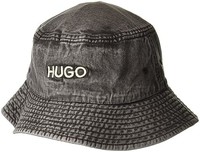 HUGO BOSS HUGO 刺绣标志纯色斜纹渔夫帽