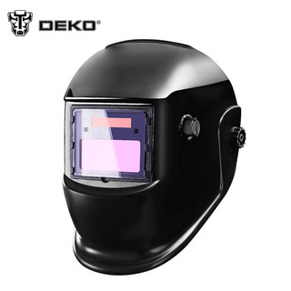 DEKO电焊面罩 自动变光太阳能焊接面罩头戴式焊帽 电焊帽 防护眼镜