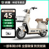 绿源（Luyuan）FOO2电动自行车48V新国标电动车锂电铅酸电池NFC钢丝胎代步电瓶车 空间白-12ah超威铅酸