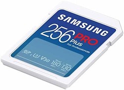 SAMSUNG 三星 PRO Plus 全尺寸 256GB SDXC 存储卡，高达 180 MB/秒