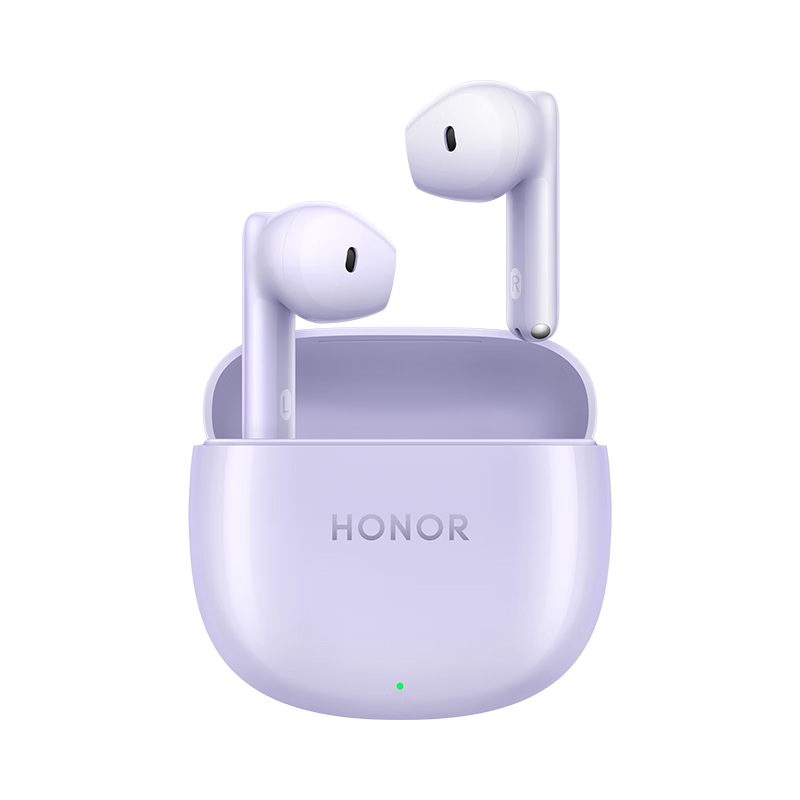 HONOR 荣耀 Earbuds X6 半入耳式真无线动圈降噪蓝牙耳机 紫色
