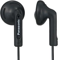 Panasonic 松下 电器 入耳式耳机 轻便 兼容电视、电脑、手机 黑色 RP-HV096-K