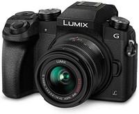 Panasonic 松下 数码相机 LUMIX G VARIO 14-42 毫米百万级 OIS 镜头 16 兆像素无反光镜相机 3 英寸液晶显示屏 DMC-G7KK