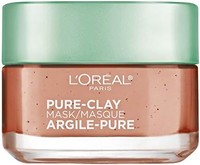巴黎欧莱雅 L'Oréal Paris 纯粘土面具*和亮肤色，1.7 液盎司 盎司。 1件
