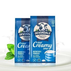 DEVONDALE 德运 [1KG*2袋]德运(全脂)调制乳粉澳洲进口学生儿童青少年成人牛奶粉