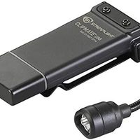 STREAMLIGHT 61126 ClipMate 70 流明 USB 可充电 紧凑型夹式灯 带120伏交流壁式适配器 黑色