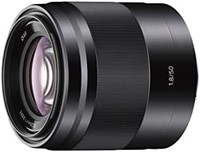 SONY 索尼 SEL-50F18 人像镜头（固定焦距，50 毫米，F1.8，APS-C）黑色