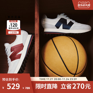 new balance 男女情侣复古鸳鸯色运动休闲鞋MS327SC1