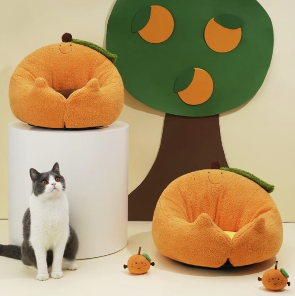 zeze 橘子抱抱猫窝 15斤内猫用