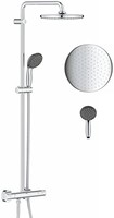 GROHE 高仪 淋浴设备带恒温器 Vitalio 启动系统 250 ，可壁挂 镀铬 26816000